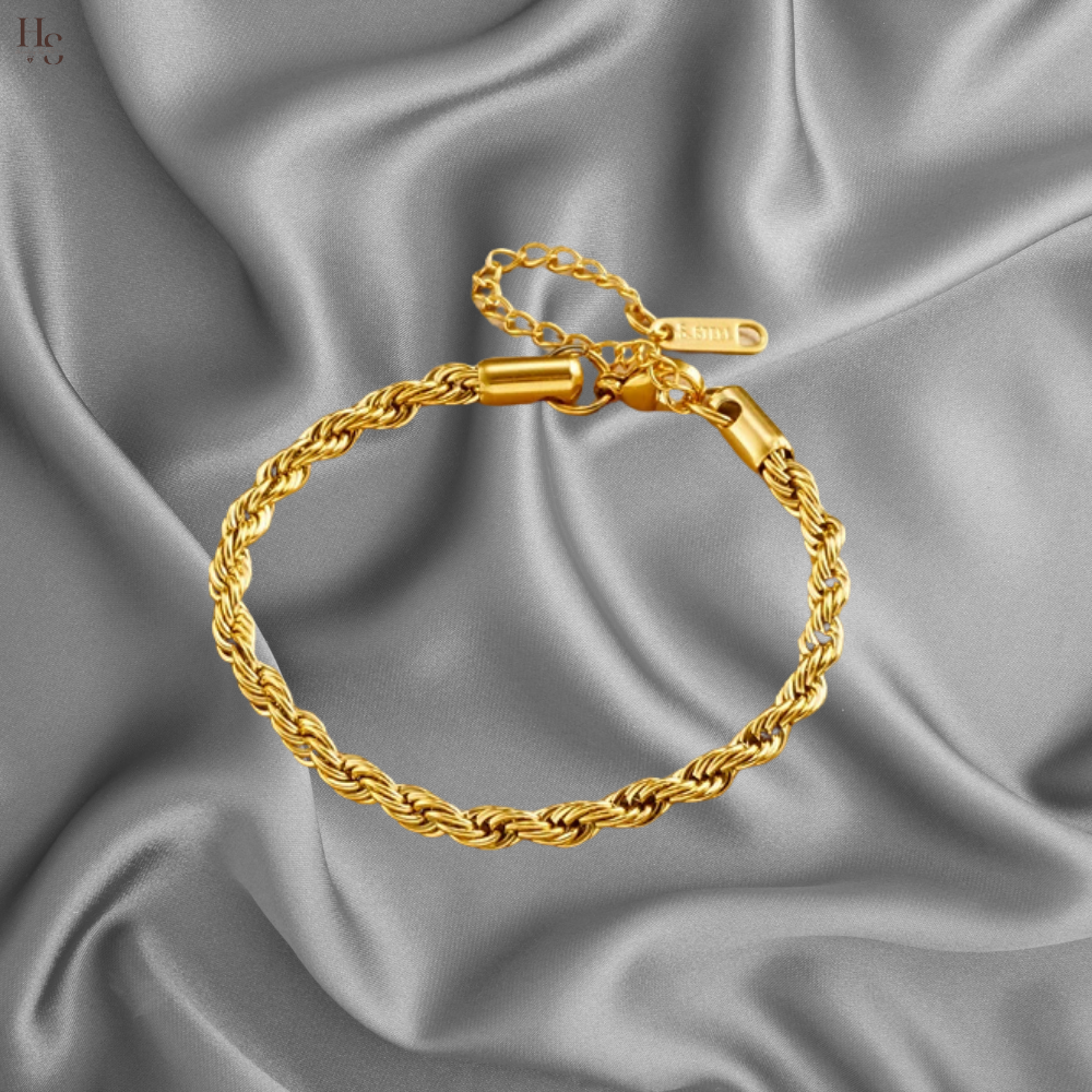Elina – Collier & Bracelet Dorés