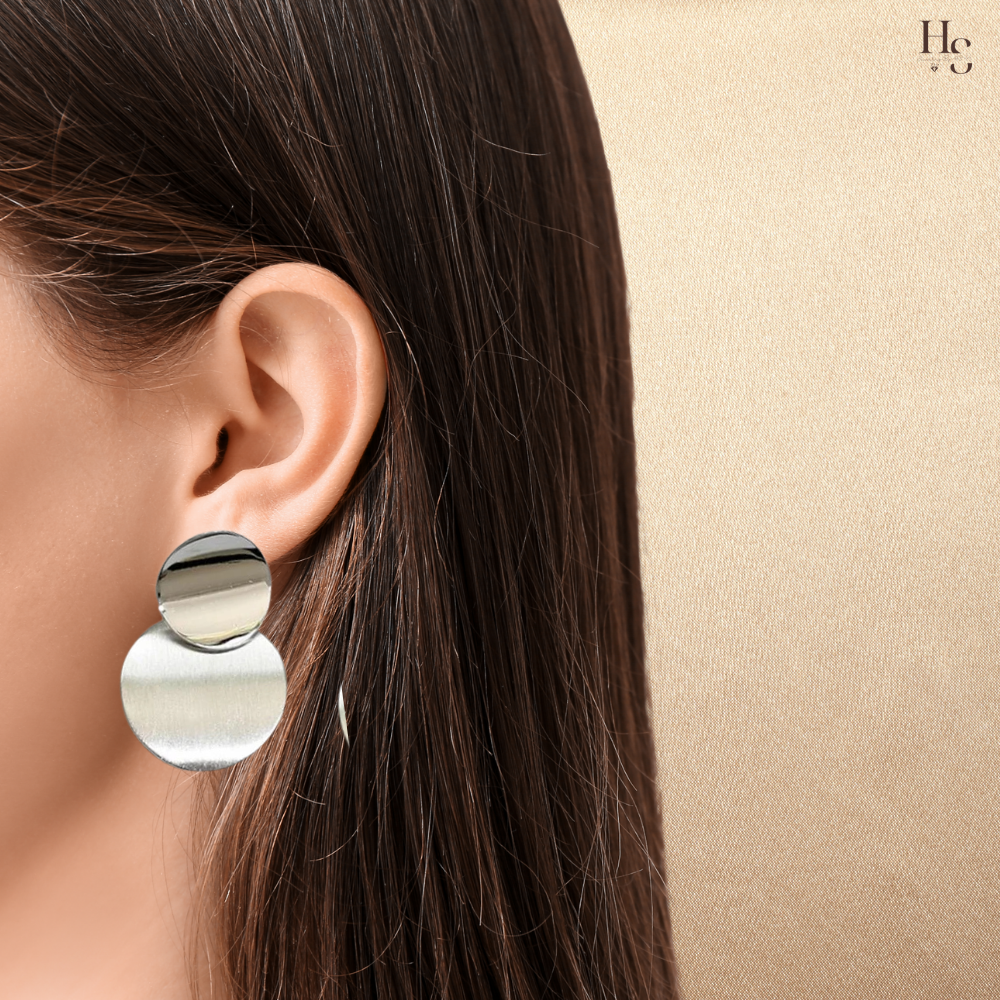 Liora – Boucles d’Oreilles Pendantes Rondes