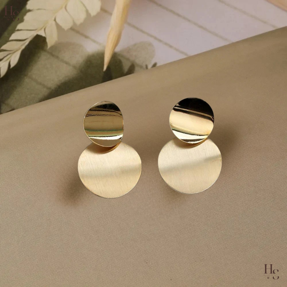 Liora – Boucles d’Oreilles Pendantes Rondes